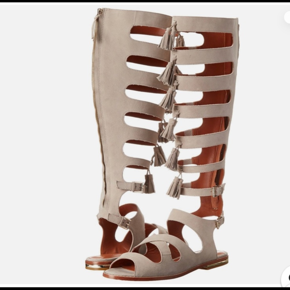 Rebecca Minkoff  "Summer" Sandals in Putty Color SZ 8 Orig. $450